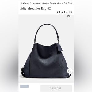 Coach Edie Shoulder bag